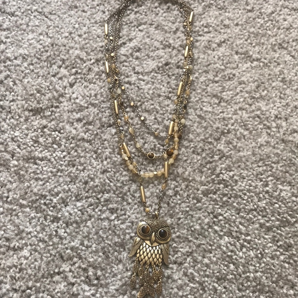 Never worn Lucky Brand “Lucky Layers” necklace!!